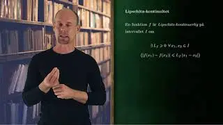 Kapitel 3: Likformig kontinuitet och Lipschitz-kontinuitet