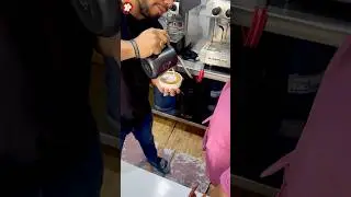 Ripple Heart #latteart #barista | #free #pour | Demonstration to #Student | Like and Subscribe&hellip;