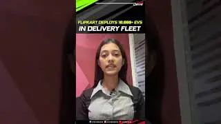 Flipkart Hits Over 10,000 EVs in Delivery Fleet! | Times Drive Green #shorts #flipkartdelivery