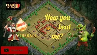 No tropps! Only Warden Fireball Equipment use 100℅ win In (Coc)clash of clans#clashofclans#coc #art
