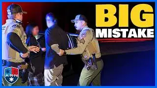 TEENS Tried To WALK AWAY From A Traffic Stop... BIG Mistake!