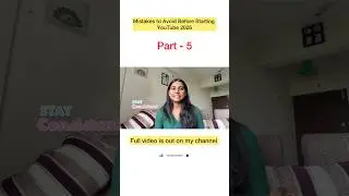 Mistakes to Avoid Before Starting YouTube 2026 | Beginner YouTube Tips for 2026