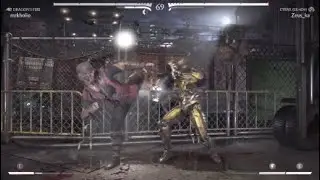 Mortal Kombat X mrkholio (Liu kang) feat Zeus_ka (Triborg) #1