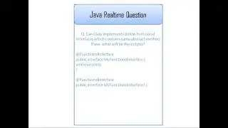 Java 8 Features - Funtional Interface