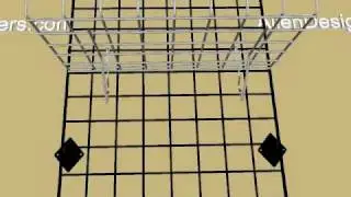 Gridwall 15 Inch x 24 Inch Multi-Purpose Slanted Shelf.avi