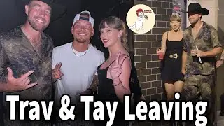 Incredible! Taylor Swift & Travis Kelce Leaving TEU Concert in a COWBOY Hat