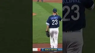 Zack Greinke walked all the way to home to chat with the umpire after a bad call #mlb #baseball