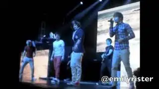 One Direction Entrance Video, Na Na Na and Save You Tonight in Watford