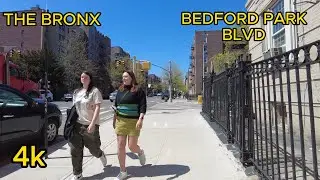 WALKING THE BRONX BEDFORD PARK BLVD NYC (04 22, 24)!!!