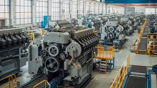 Extra Large Engine Machining & Production Technology - Heavy Duty Gear Manufacturing Process