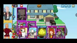 Animation throwdown open card and play