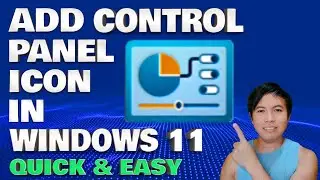 How To Add Control Panel Icon To Desktop in Windows 11 | Quick and Easy Tutorial
