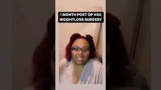 1 Month Post-Op VSG Weightloss Surgery🥳🎉 #vsg #weightlosssurgery #wls #weightloss #share #postop