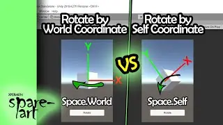 Cara Rotate (Memutarkan) GameObject 3D dengan UI Button di Unity