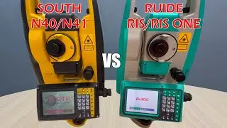 Визуальное сравнение тахеометров SOUTH серии N40/N41 и Ruide серии RIS/RIS One