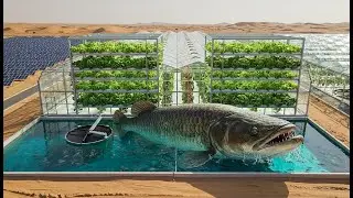 shocking unbelievable deserts can raise fish and grow vegetables[Factory Tour]