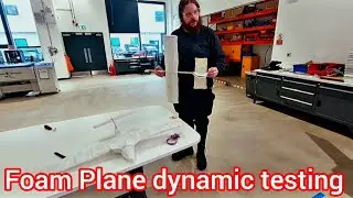 Our foam aircraft dynamic testing. Aerospace Engineering #rocket 