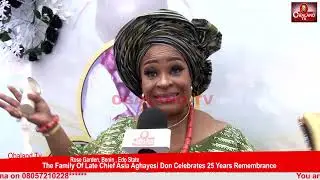 The Family of  Late Chief Asia  Aghayesi don celebrate the 25 years years remembrance.