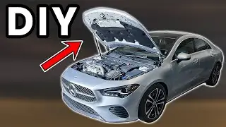 How To Open And Close The Hood - Mercedes Benz CLA 250 [2020-2026]