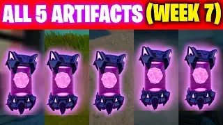 Week 7 Alien Artifacts in Fortnite