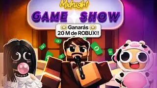 GANAMOS EL PREMIO en ROBLOX MIDNIGHT GAME SHOW 😱 &iquest;Ganamos Robux?