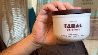 Tabac, Merkur 38c and Dscosmetics Flat Top Brush