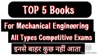 Top 5 Books for Mechanical Engineering Competitive Exams