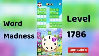 Word Madness Level 1786 Answers 🧠🔥 | All Correct Words Revealed!