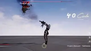 Stylish action Gunslinger combo juggle dev test (WIP) | Remnant Blade Esme character Gameplay