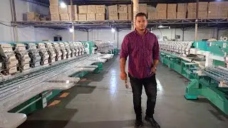 হাই স্পিড কম্পিউটার এমব্রয়ডারি মেশিন। ২০ হেড, ৩৩ সিএম, সিঙ্গেল সিকোয়েন্স ডিভাইস। 01868-293014