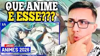 REACT NOVOS ANIMES DE JANEIRO 2026 | Guia de Temporada