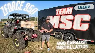 The CFMOTO Zforce 950 HOEX gets GGB exhaust! Sounds so aggressive.