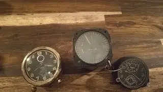 Comparison of a Alarm Clock, WW2 Altimeter and MIG Clock