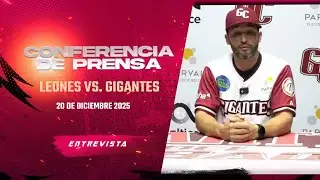 Conferencia de Prensa | Aguilas vs. Gigantes | Round Robin | 28 De Diciembre 2025