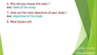 Project viva question s part2