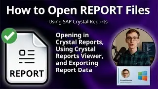 REPORT File Extension: How to Open Crystal Reports Files