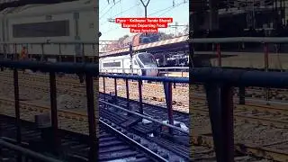 20674 Pune - Kolhapur Vande Bharat Express Departing Pune Junction #train #trending #indianrailways