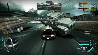 NFS Carbon - Semi Trucks with Log Trailers in Pursuit + Physics Swap
