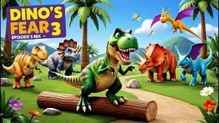 Dino Facing His Fears  - Ep 3 | Dinosaurs For Kids | Bedtime Stories  |  #kidsstories