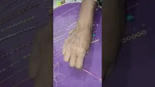 kavitas Creation free class#ariwork#silk thread#French knot#embroiderystitch#fashion designing#viral