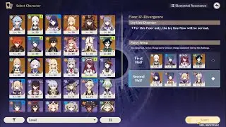 Ayaka freeze comp and Baal national team vs 2.1 floor 12 spiral abyss