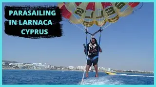 PARASAILING in CYPRUS #fypage #travel #trending