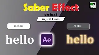 Make Your Text Glow! (After Effects + Saber)