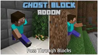Ghost Block Addon | Minecraft Bedrock Addon