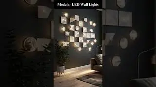 Modular LED Wall Lights Customizable Touch Activated Light Panels for Creative Wall Designs #shorts