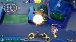 pokemon unite 1v4 with machamp