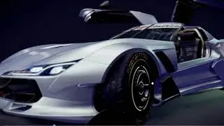 2085 Restomod &ldquo;JetVette&rdquo; &ndash; Retro-Future Sports Car 3D Model | Game-Ready Vehicle
