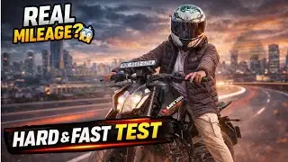 KTM Duke 250 Mileage Test at High Speed | Unexpected Results 😲 @ajju2000 