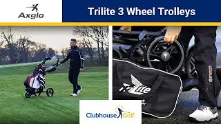 Axglo TriLite 3 Wheel Golf Trolley