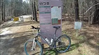 Mountain Biking - William B Umstead State Park Raleigh, NC - Reedy Creek Trail - March 9, 2021